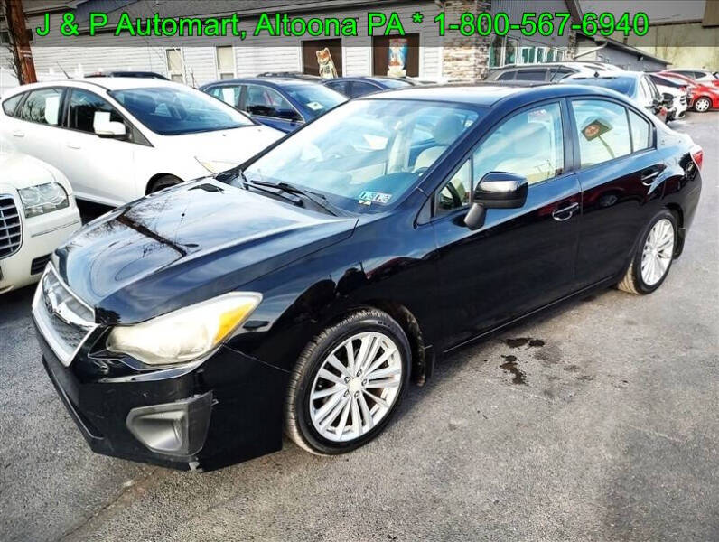 2012 Subaru Impreza for sale at J & P Auto Mart in Altoona PA