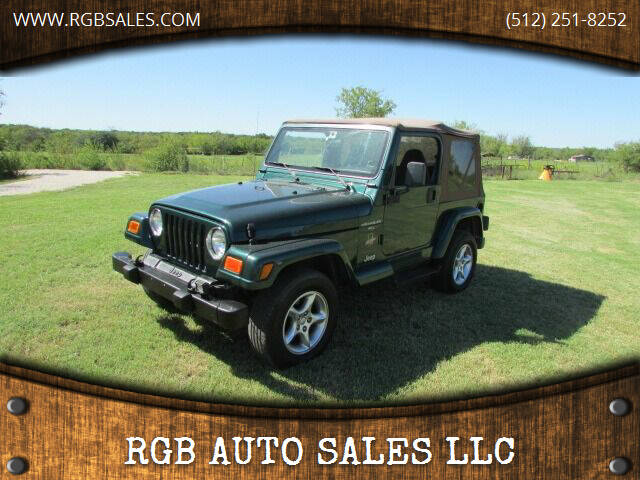 2000 Jeep Wrangler for sale at RGB AUTO SALES LLC in Manor TX