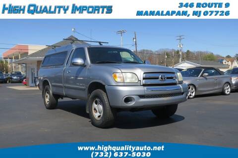2003 Toyota Tundra for sale at High Quality Imports in Manalapan NJ