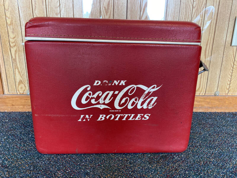  Coca-Cola Cooler for sale at Rock Hard Motors Inc - Automobilia & Antiques in Treynor IA