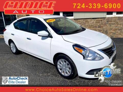 2019 Nissan Versa for sale at CHOICE AUTO SALES in Murrysville PA