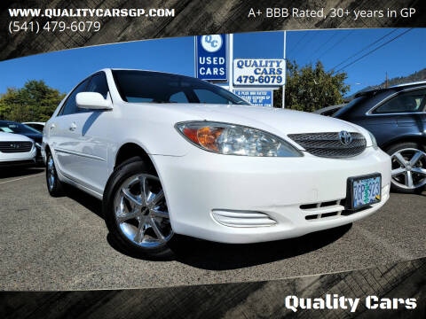 2002 Toyota Camry for sale at Quality Cars in Grants Pass OR