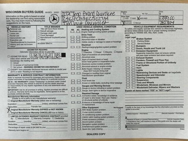 2014 Jeep Grand Cherokee Overland