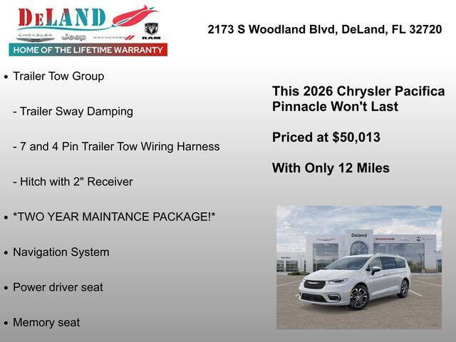 2026 Chrysler Pacifica Pinnacle