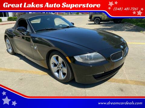 2007 BMW Z4 for sale at Great Lakes Auto Superstore in Waterford Township MI