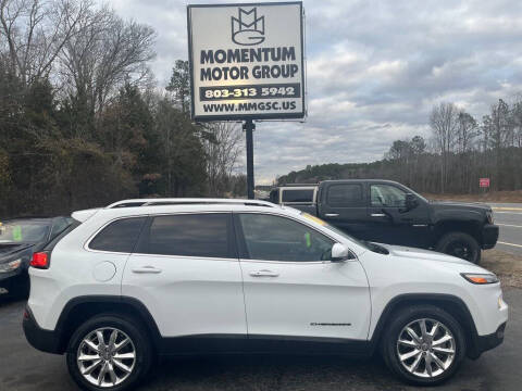 2016 Jeep Cherokee for sale at Momentum Motor Group in Lancaster SC