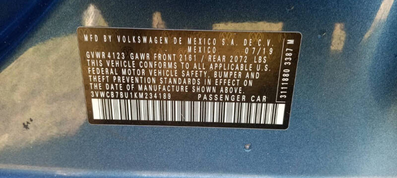 2019 Volkswagen Jetta SE