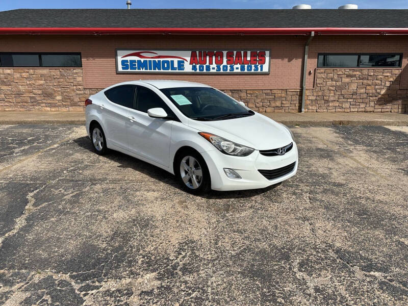 2013 Hyundai Elantra for sale at Seminole Auto Sales in Seminole OK