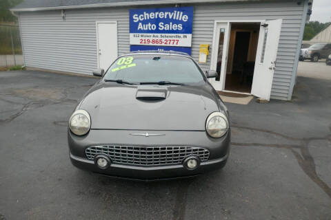 2003 Ford Thunderbird for sale at SCHERERVILLE AUTO SALES in Schererville IN