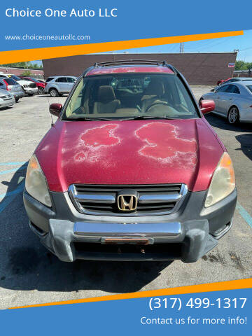2004 Honda CR-V for sale at Choice One Auto LLC in Beech Grove IN