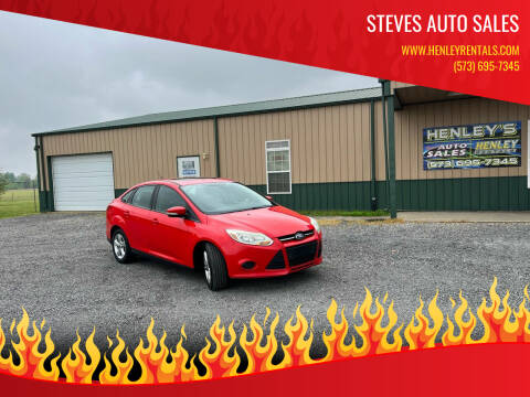 2013 Ford Focus for sale at Steves Auto Sales in Steele MO