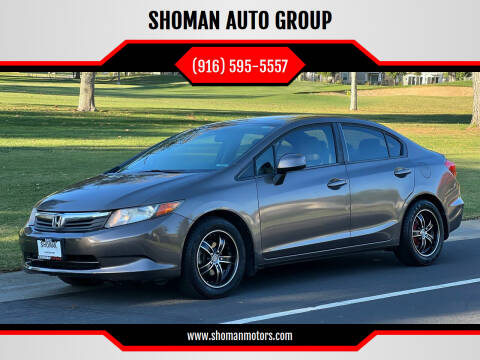 2012 Honda Civic for sale at SHOMAN AUTO GROUP in Davis CA