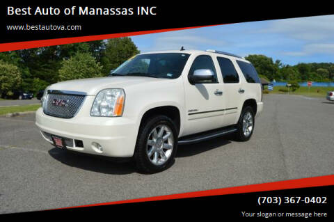 2012 GMC Yukon for sale at Best Auto of Manassas INC in Manassas VA