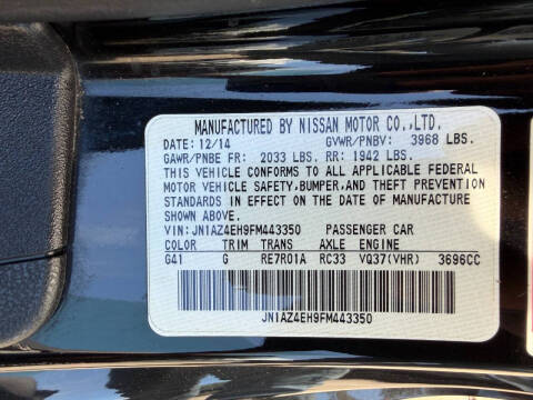 2015 Nissan 370Z