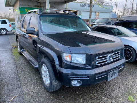 2007 Honda Ridgeline for sale at A & M Auto Wholesale in Tillamook OR