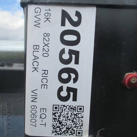 2026 Rice Trailers Equipment Tilt PTHD20