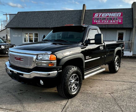 2006 GMC Sierra 3500 for sale at Stephen Motor Sales LLC in Caldwell OH