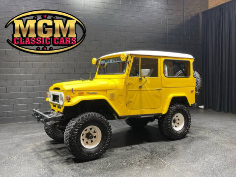 1972 Toyota FJ Cruiser for sale at MGM CLASSIC CARS in Addison IL