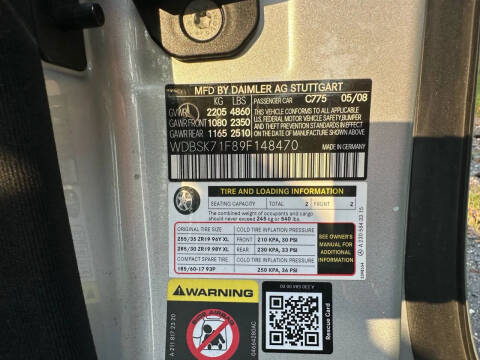 2009 Mercedes-Benz SL-Class SL 550