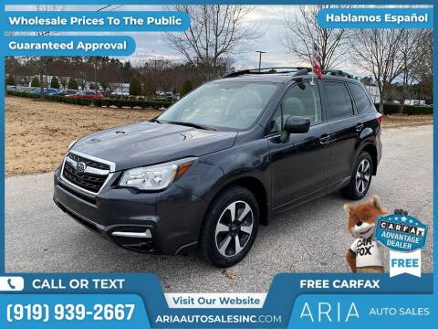 2017 Subaru Forester for sale at ARIA AUTO SALES INC in Raleigh NC