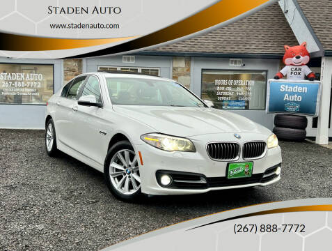 2015 BMW 5 Series for sale at Staden Auto in Feasterville Trevose PA