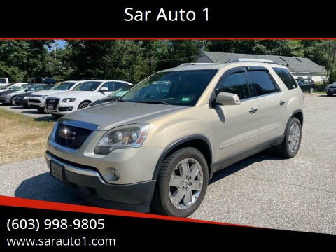2010 GMC Acadia for sale at Sar Auto 1 in Belmont NH