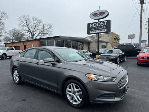 2014 Ford Fusion for sale at BOOST AUTO SALES in Saint Louis MO