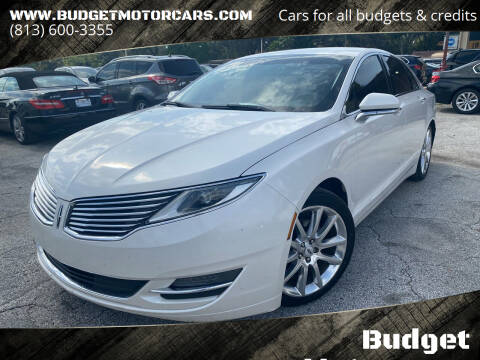 2015 Lincoln MKZ for sale at Budget Motorcars in Tampa FL