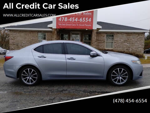 2015 Acura TLX for sale at All Credit Car Sales in Milledgeville GA
