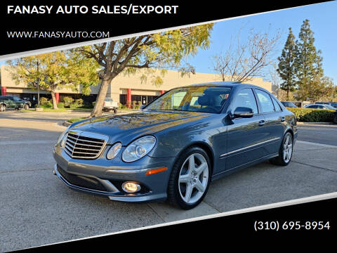 2009 Mercedes-Benz E-Class for sale at FANASY AUTO SALES/EXPORT in Yorba Linda CA