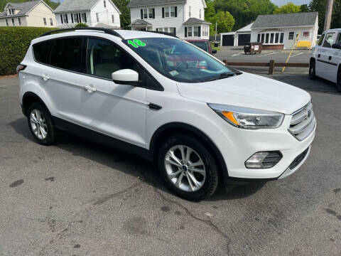 2018 Ford Escape for sale at Auto Sales Center Inc in Holyoke MA