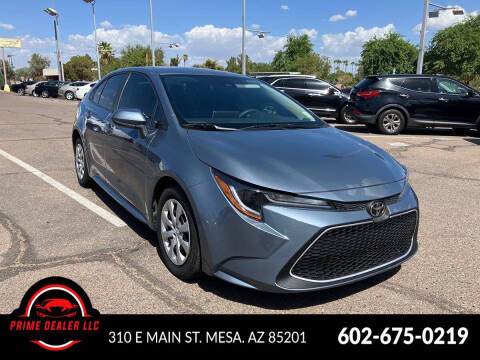 2020 Toyota Corolla for sale at PRIME DEALER, LLC. in Mesa AZ