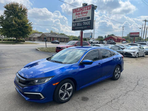 2021 Honda Civic for sale at Unlimited Auto Group in West Chester OH