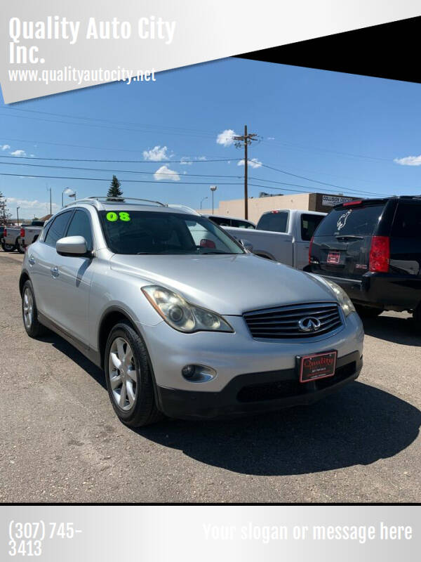 2008 Infiniti EX35 for sale at Quality Auto City Inc. in Laramie WY