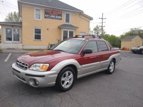 2003 Subaru Baja for sale at Top Gear Motors in Winchester VA