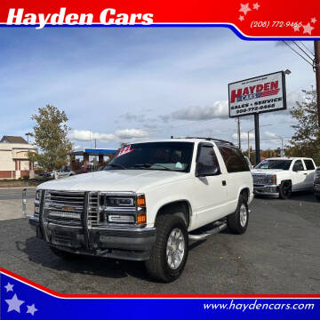 1992 Chevrolet Blazer for sale at Hayden Cars in Coeur D Alene ID