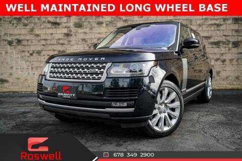 2016 Land Rover Range Rover for sale at Gravity Autos Roswell in Roswell GA