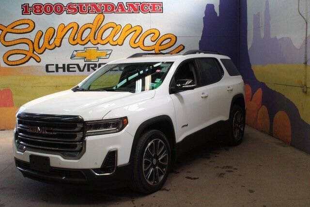 Used 2021 GMC Acadia AT4 with VIN 1GKKNLLS5MZ111660 for sale in Grand Ledge, MI