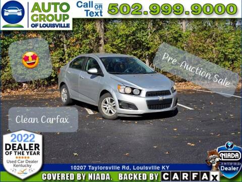 2016 Chevrolet Sonic for sale at Auto Group of Louisville in Louisville KY