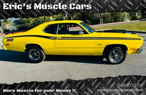 1974 Plymouth Duster for sale at Eric's Muscle Cars in Clarksburg MD