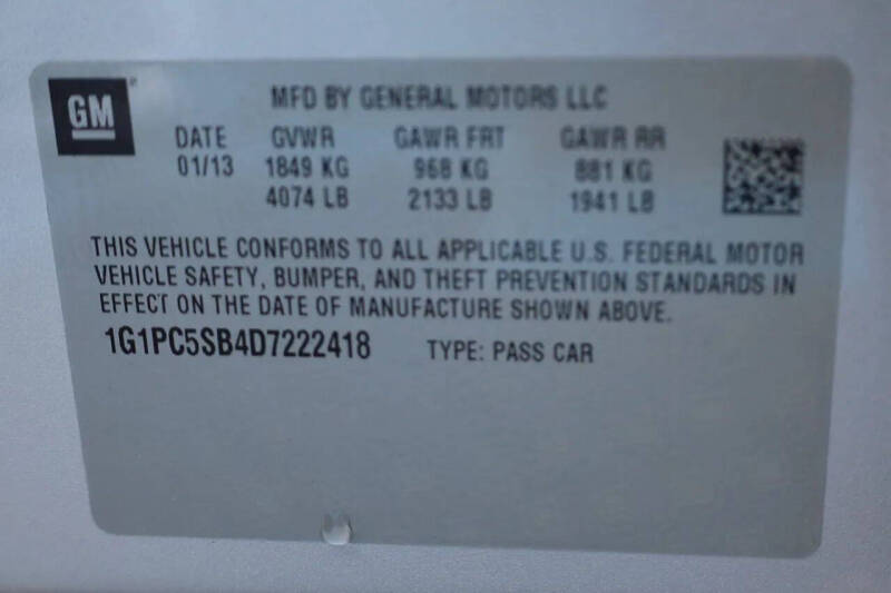 2013 Chevrolet Cruze 1LT Auto