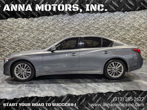 2021 Infiniti Q50 for sale at ANNA MOTORS, INC. in Detroit MI