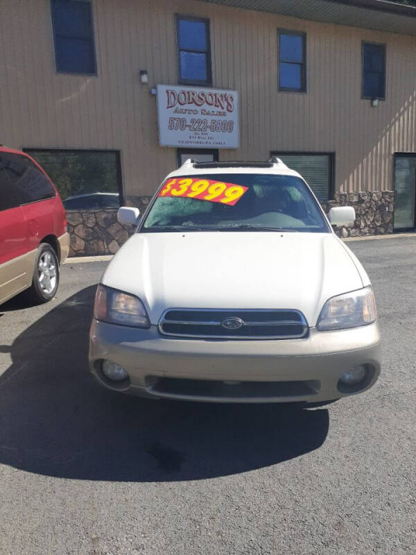 2000 Subaru Outback for sale at DORSON'S AUTO SALES in Clifford PA