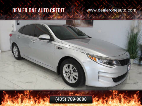 2016 Kia Optima for sale at Dealer One Auto Credit in Oklahoma City OK