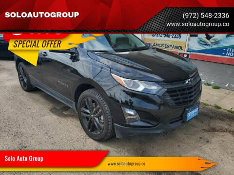 2020 Chevrolet Equinox for sale at SOLOAUTOGROUP in Mckinney TX