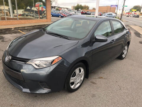 2016 Toyota Corolla for sale at Global Imports of Dalton LLC in Dalton GA