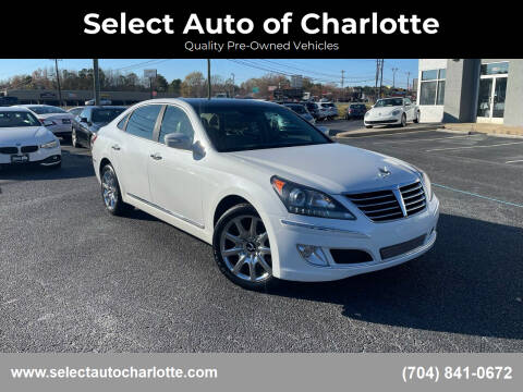 2012 Hyundai Equus for sale at Select Auto of Charlotte in Matthews NC