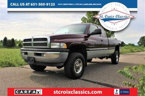 2001 Dodge Ram Pickup 2500 for sale at St. Croix Classics in Lakeland MN