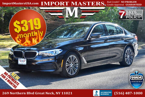 2019 BMW 5 Series for sale at Import Masters in Great Neck NY