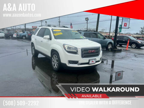 2015 GMC Acadia for sale at A&A AUTO in Fairhaven MA